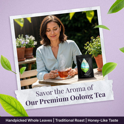 Organic Honey Scented Oolong Tea Bags