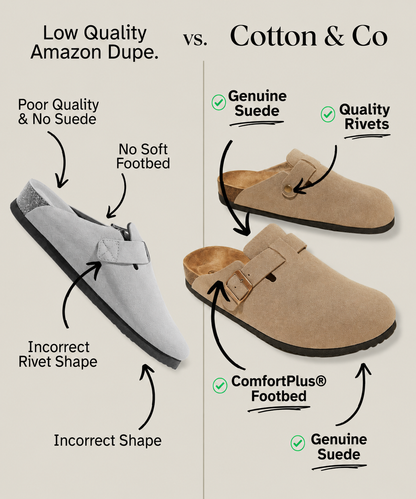 Genuine Suede Clogs